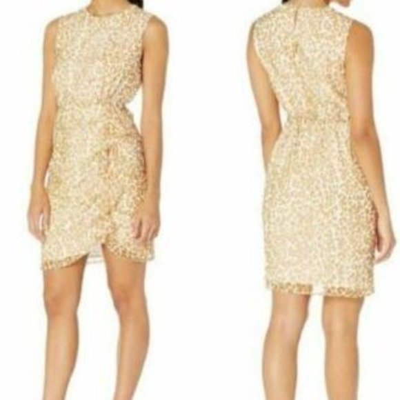 COPY - Sam Edelman Lined Summer Waterfall Ruffle Dress Size XXS - Picture 2 of 6